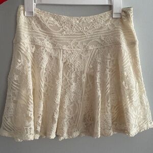 NWT White Lace Hollister Skirt Size Medium